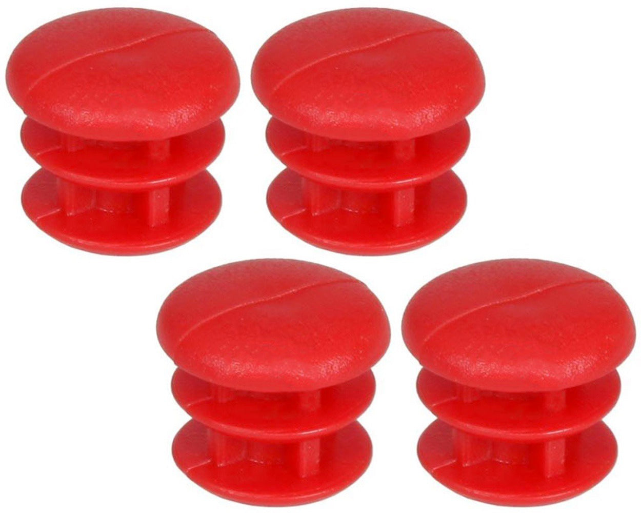 Rubber Cap For 14mm Tube Red X 4